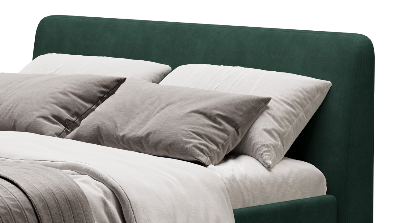 Кровать Симпл 140х200 велюр velutto soft 667