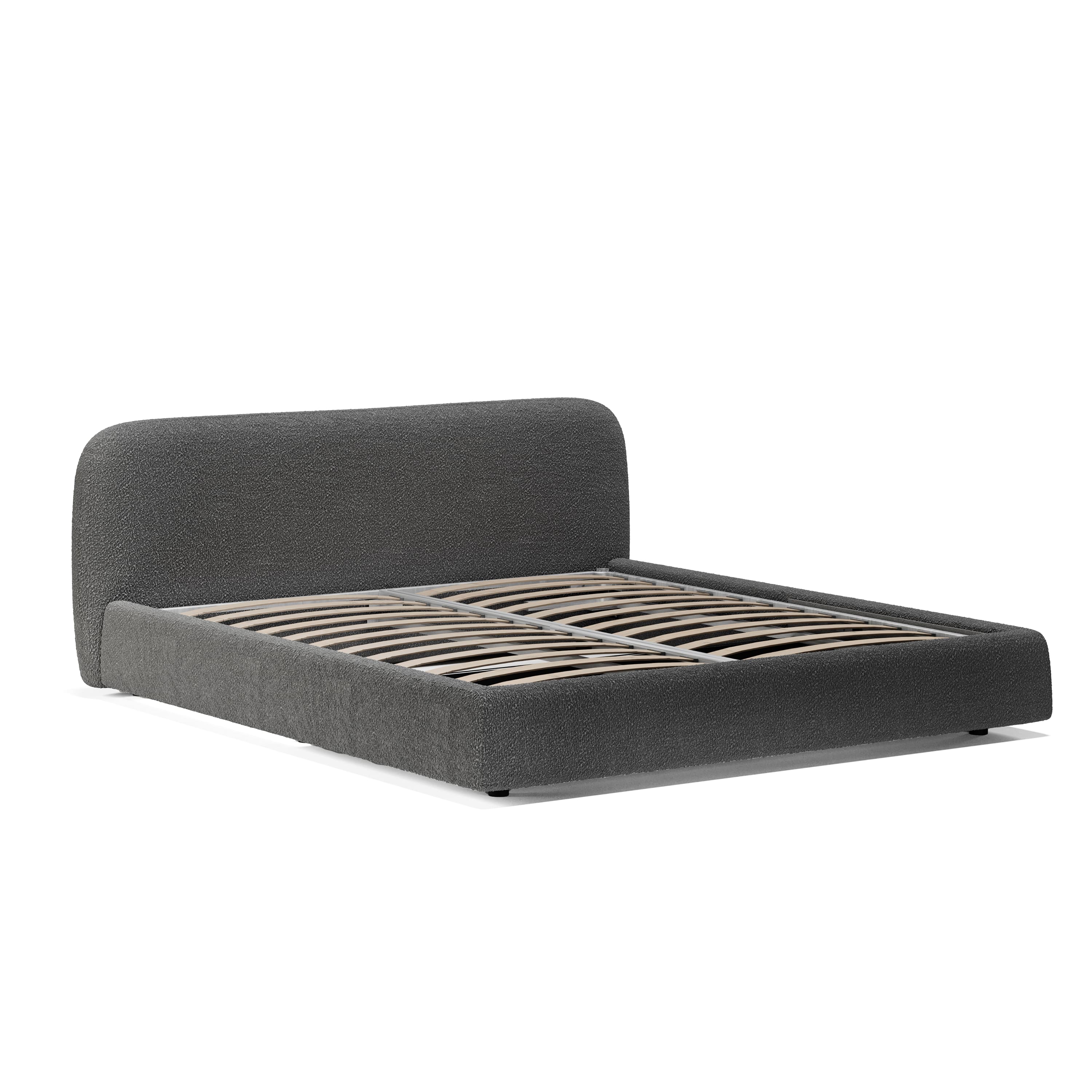 Кровать Лагом букле buckledark grey 1.4х2.0