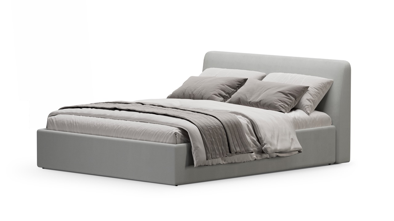 Кровать Симпл 120х200 велюр velutto soft 992
