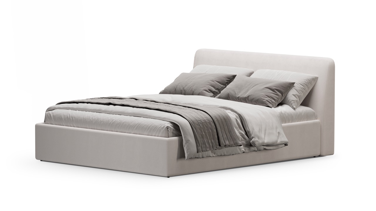 Кровать Симпл 160х200 велюр velutto soft 190