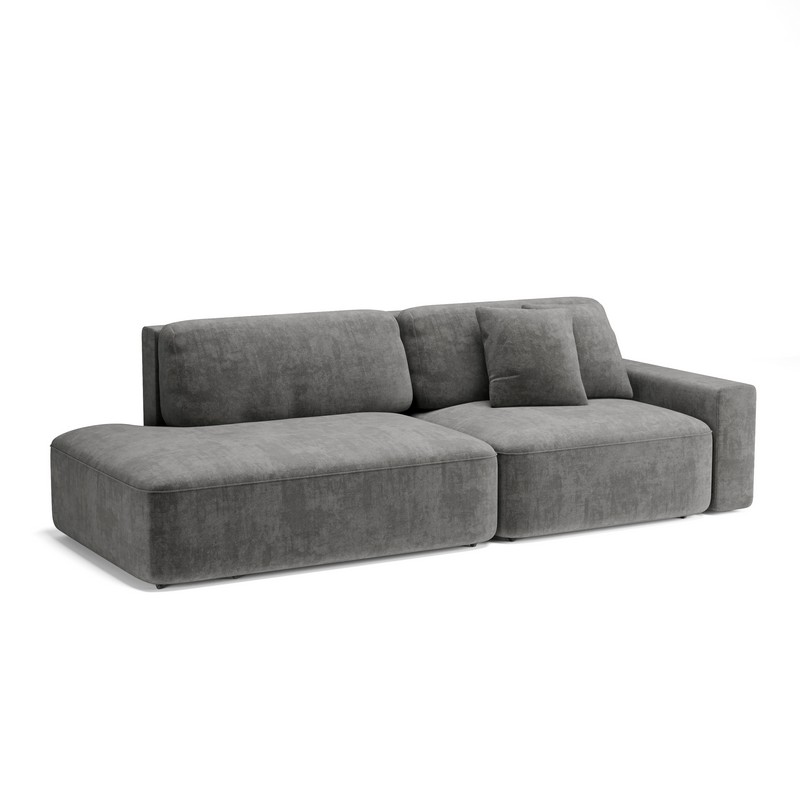 Комо двухмодульный прямой удлиненный sharli 13 Silver