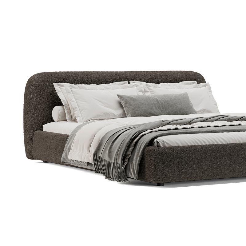 Кровать Лагом букле buckle brown 1.8x2.0
