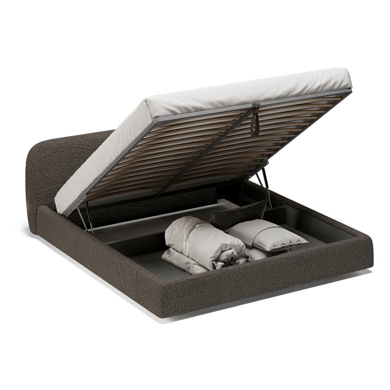 Кровать Лагом букле buckle brown 1.8x2.0